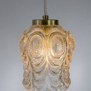 Jugošik (Yugochic) vintage crystal clear pendant lamp