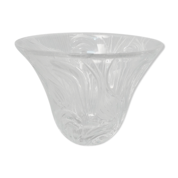 Vase en cristal taillé