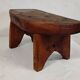 Tabouret / repose pieds brutaliste