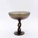 Mid-Century Twisted smoked Glass Bowl - Italy, Murano 1960s