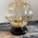 Wall lamp in gilded bubble glass