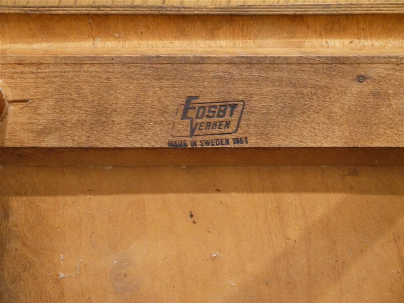 Swedish stool from Edsbyverken 1960