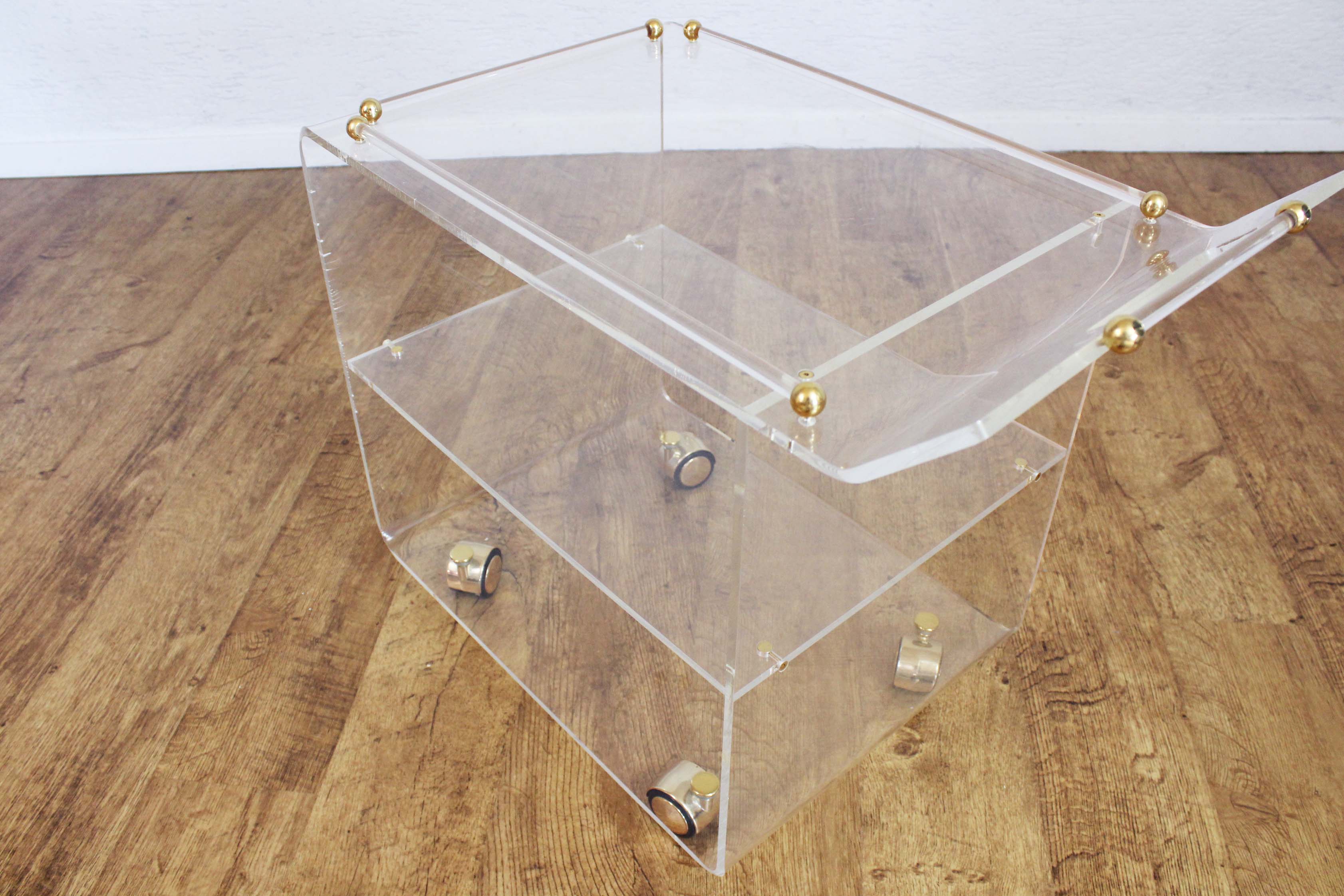 Serving Plexiglas and brass years 70/80