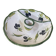 Aperitif plate style vallauris polychrome ceramic olive decor vintage