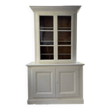 XL display case with white patina