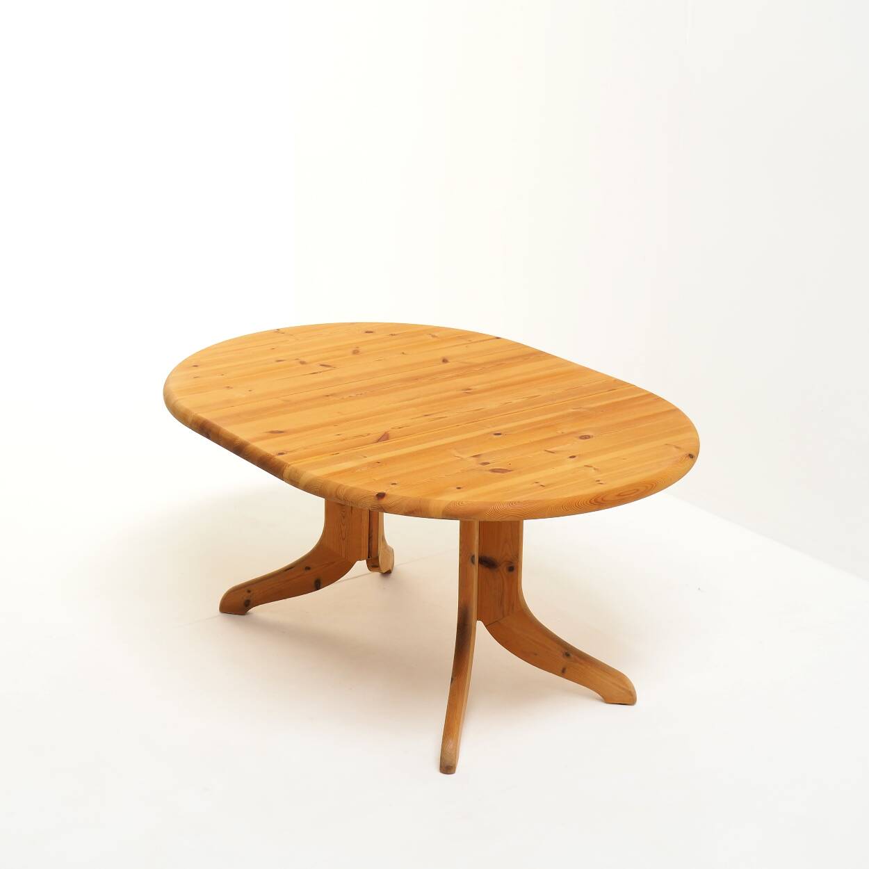 Solid Pine Dining Set by Rainer Daumiller for Hirtshals Savvaerk, Denmark