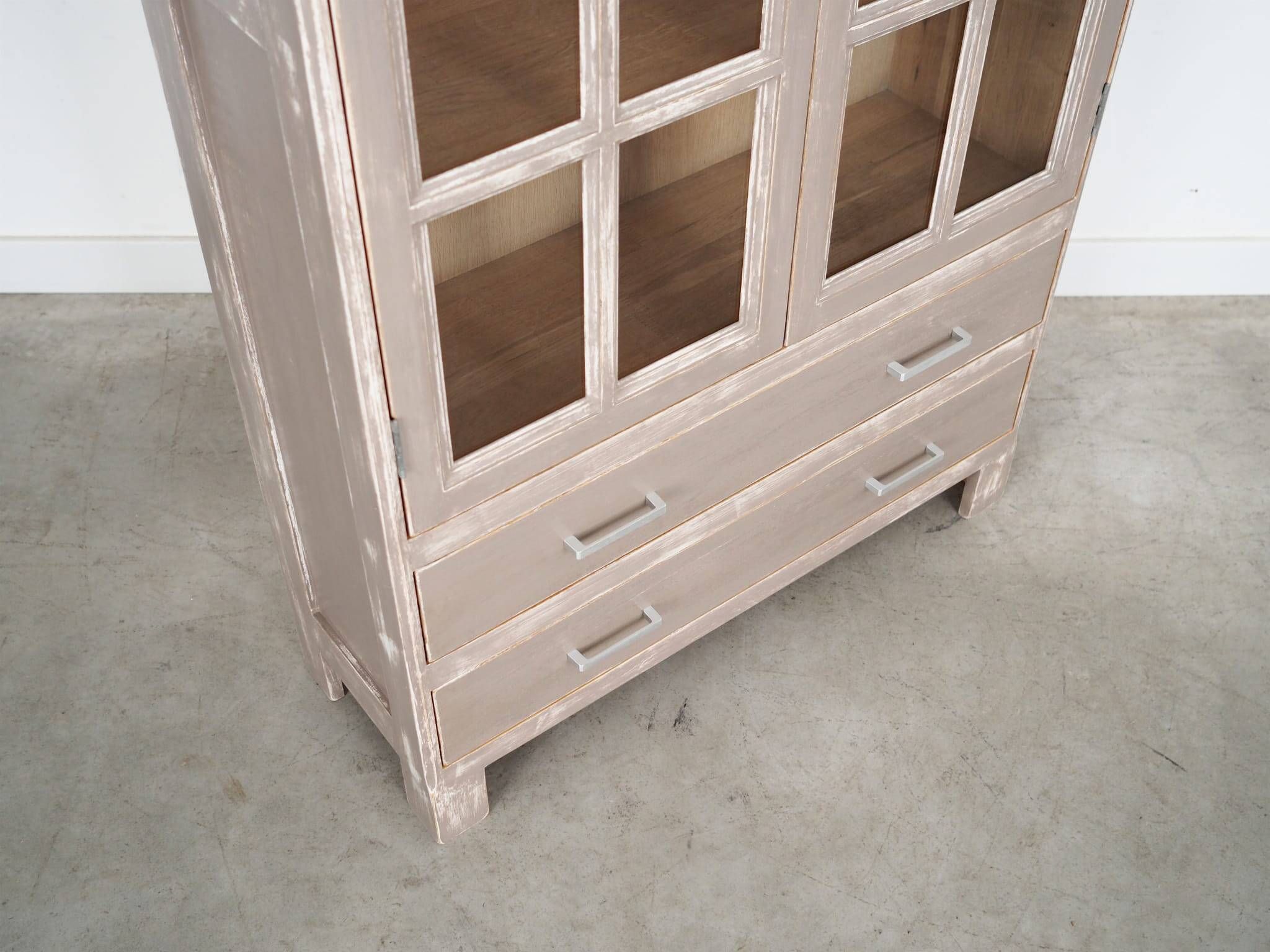 Vitrine en chêne, design danois, années 1980, production : Danemark