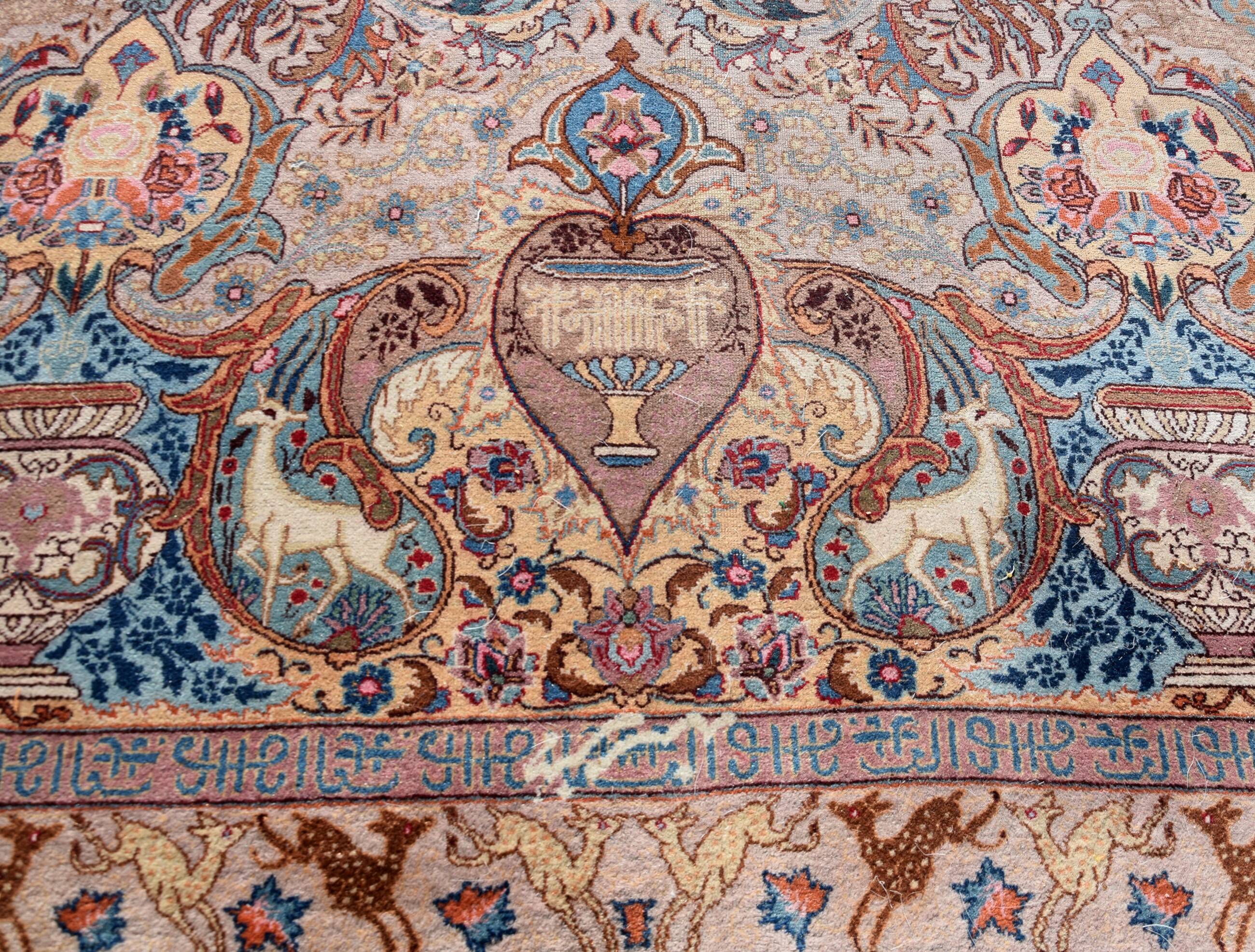 Large Iranian Oriental Rug KASHMAR - 2.95 x 3.95 Meters