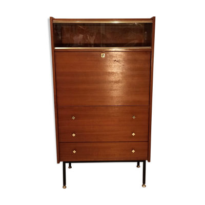 Secrétaire vintage vitrine commode et bureau 1960