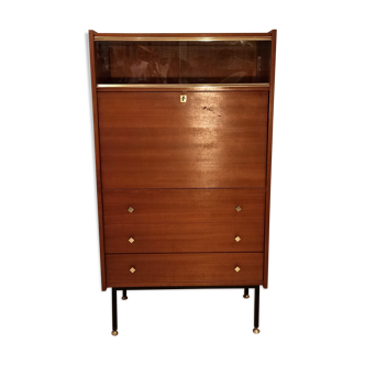 Secrétaire vintage vitrine commode et bureau 1960