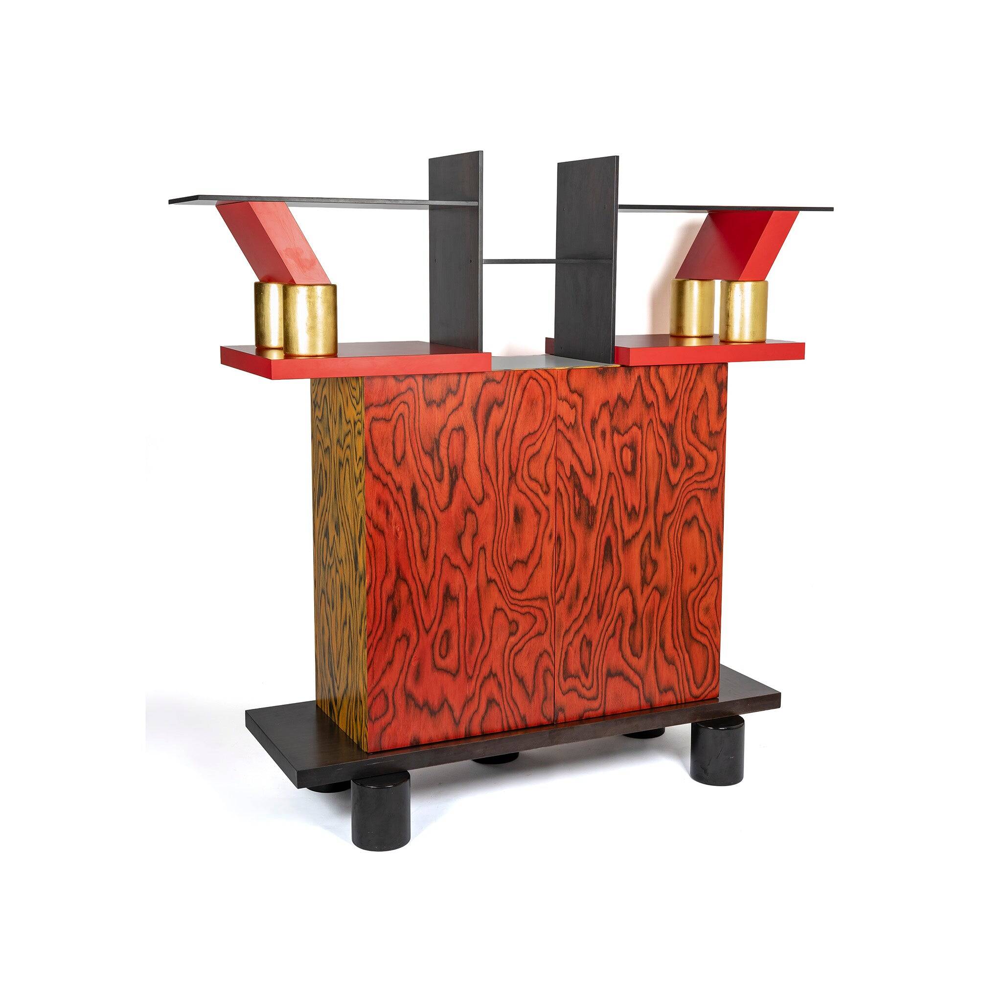 "Freemont" library by Ettore Sottsass for Memphis Milano, 1985