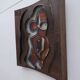 Peinture Sculpture murale « Jim l’Indien » de F BILLION
