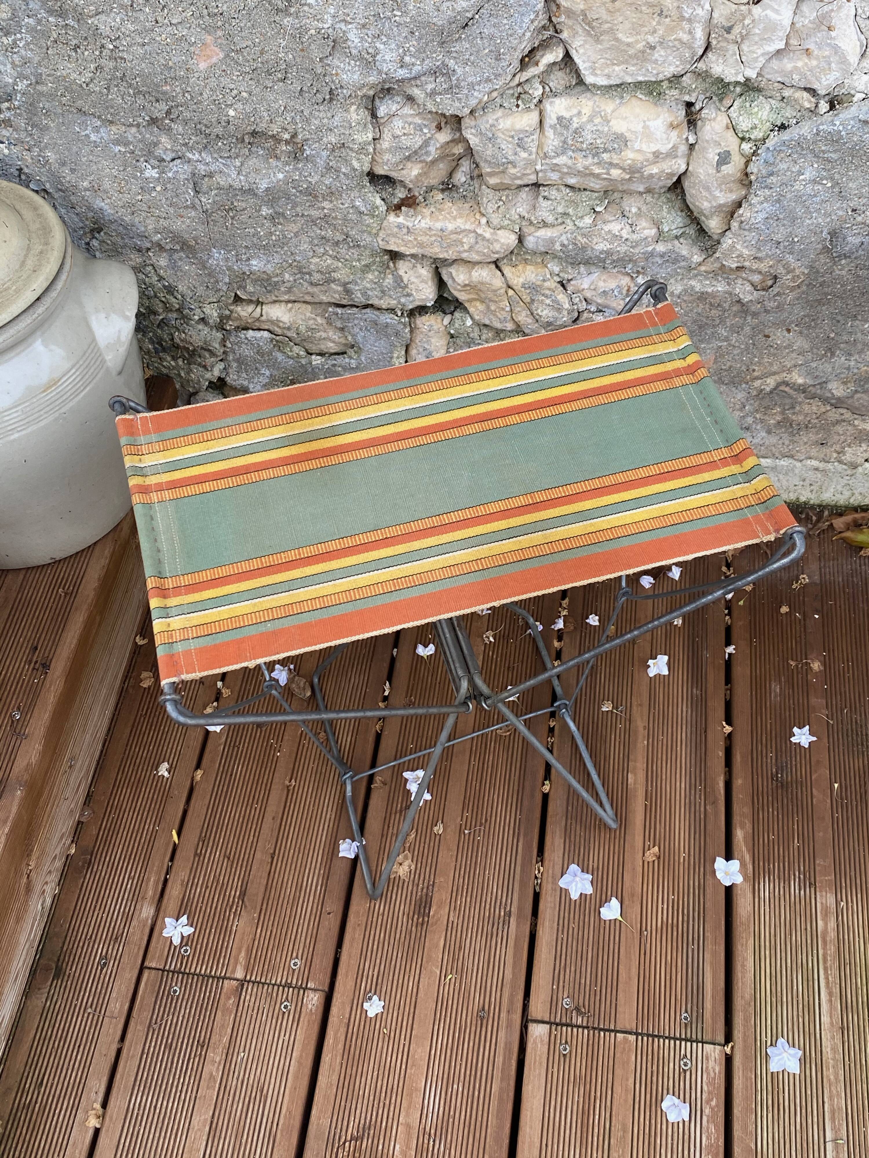 Small fisherman's folding stool
