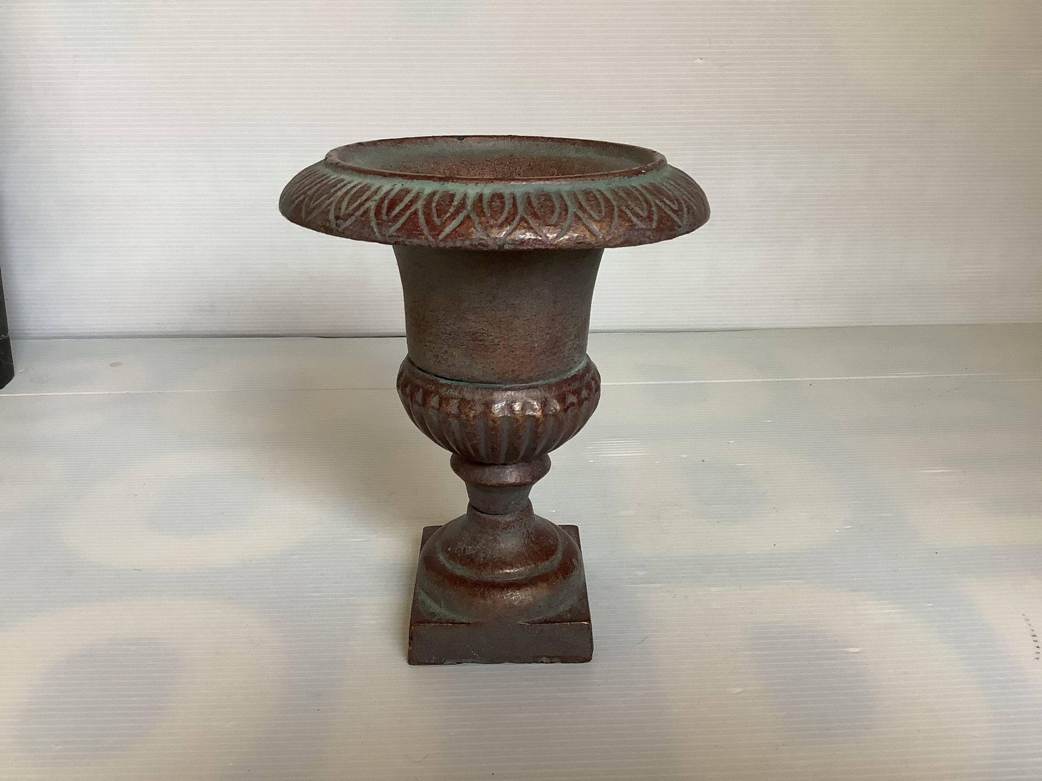 Medici cast iron planter vase