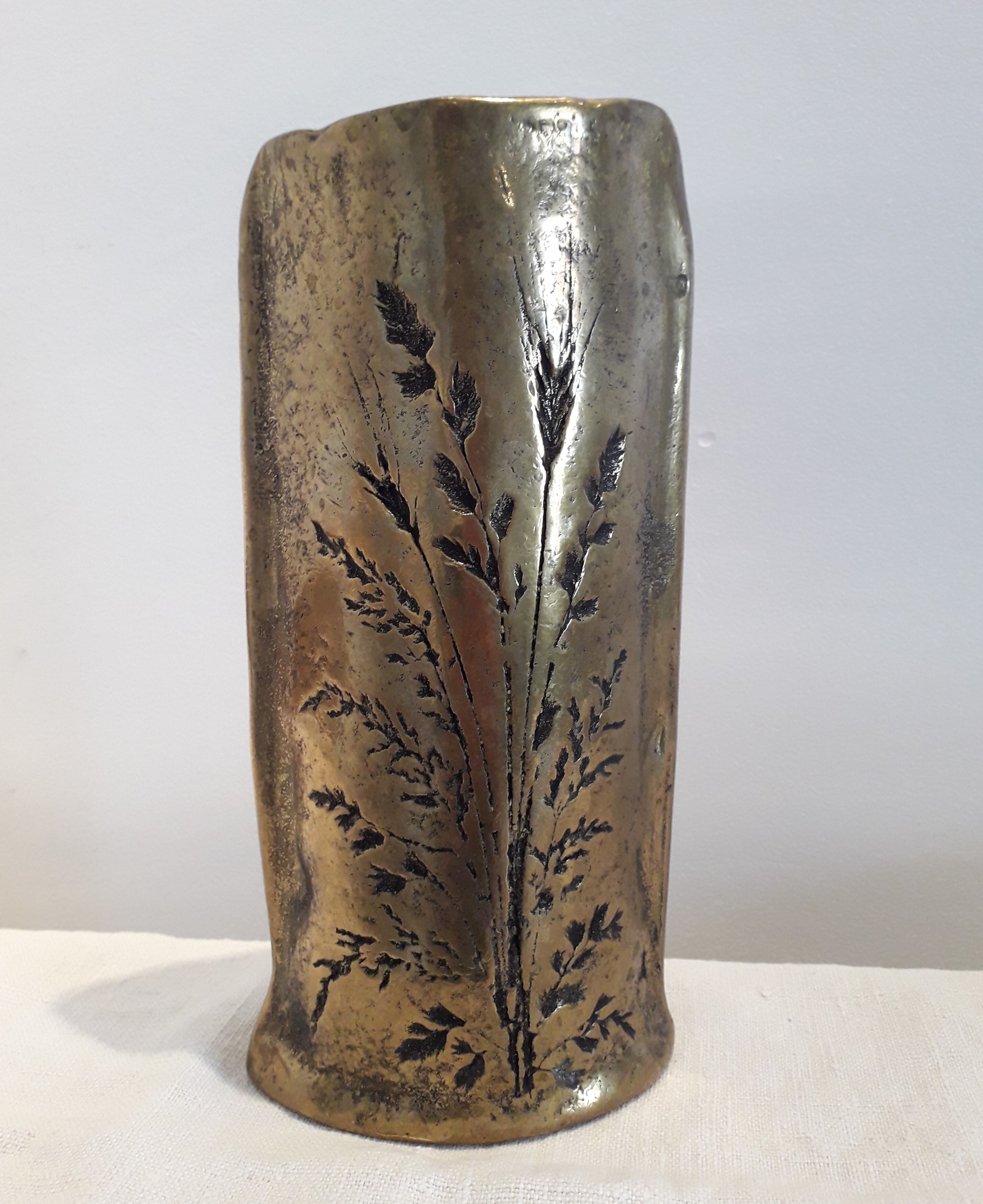 Vintage Gilde Handwerk brass vase