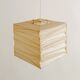 Vintage Mid Century "35X" Paper Ceiling Pendant Lamp by Isamu Noguchi 1970s
