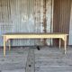 Raw wood workshop console