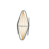 Modernist fruit basket