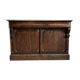 Antique bakery counter in rosewood and Carrara marble.