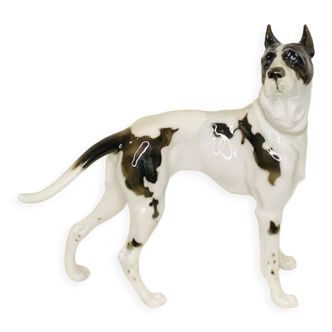 Chien en porcelaine