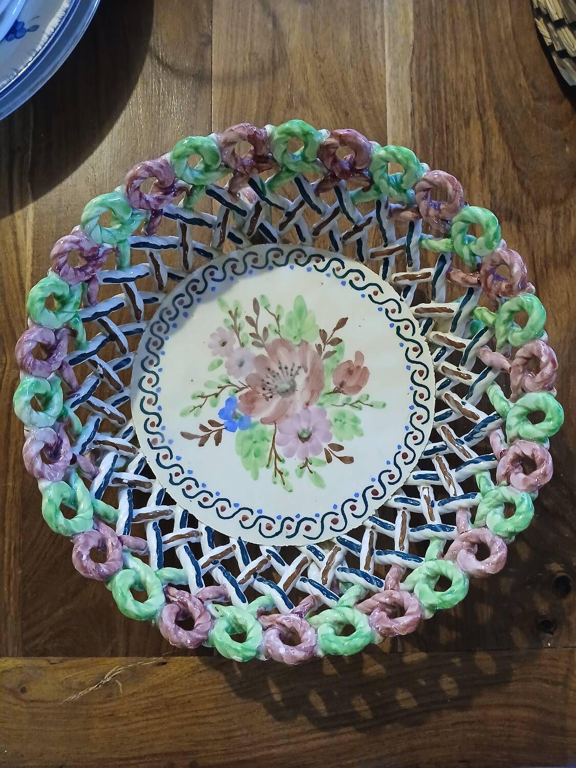 Vintage Spanish ceramic bowl