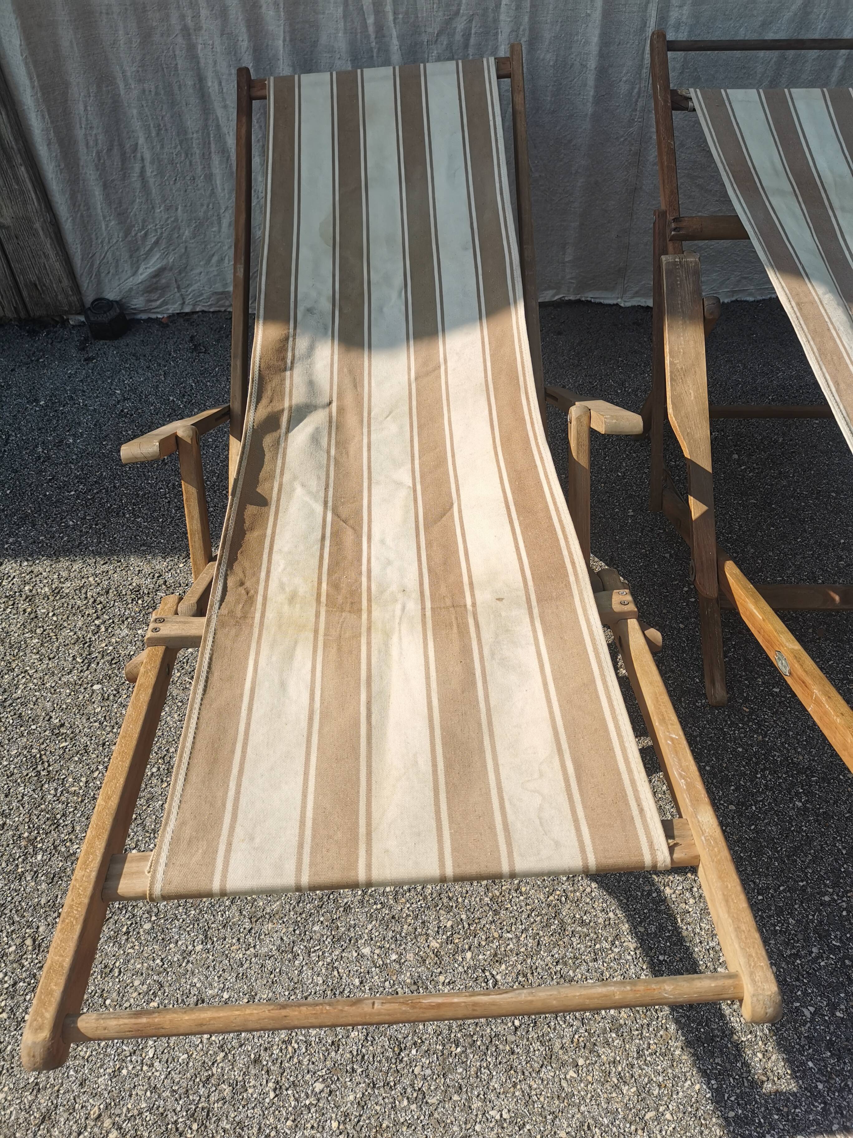 Paire de chiliennes vintage 60