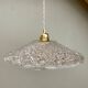 Vintage glass pendant light - tableware collection -