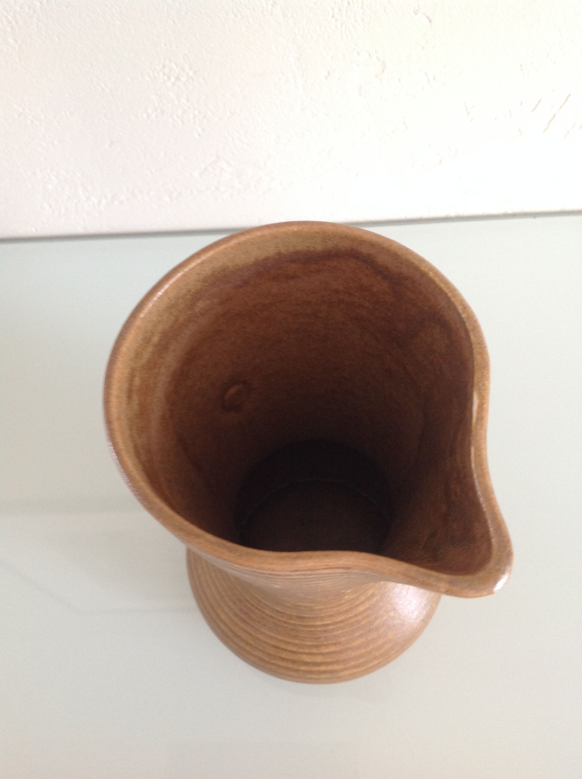 Pitcher vintage ceramic long neck