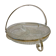 Plat en verre ciselé