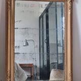 Antique rectangular mirror with moldings 103 x 68