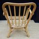 Rattan and bamboo chair adult 70s