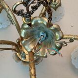 Bronze chandelier of Art Nouveau inspiration