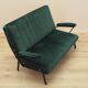 Green sofa, Italian design, 1970s, made in Italy