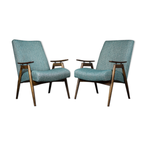 paire de fauteuils Jaroslav Smidek modèle 6950, vintage Tchèque 1960