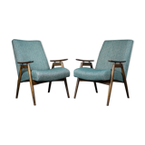 Pair of Jaroslav Smidek chairs model 6950, Vintage Czech 1960s