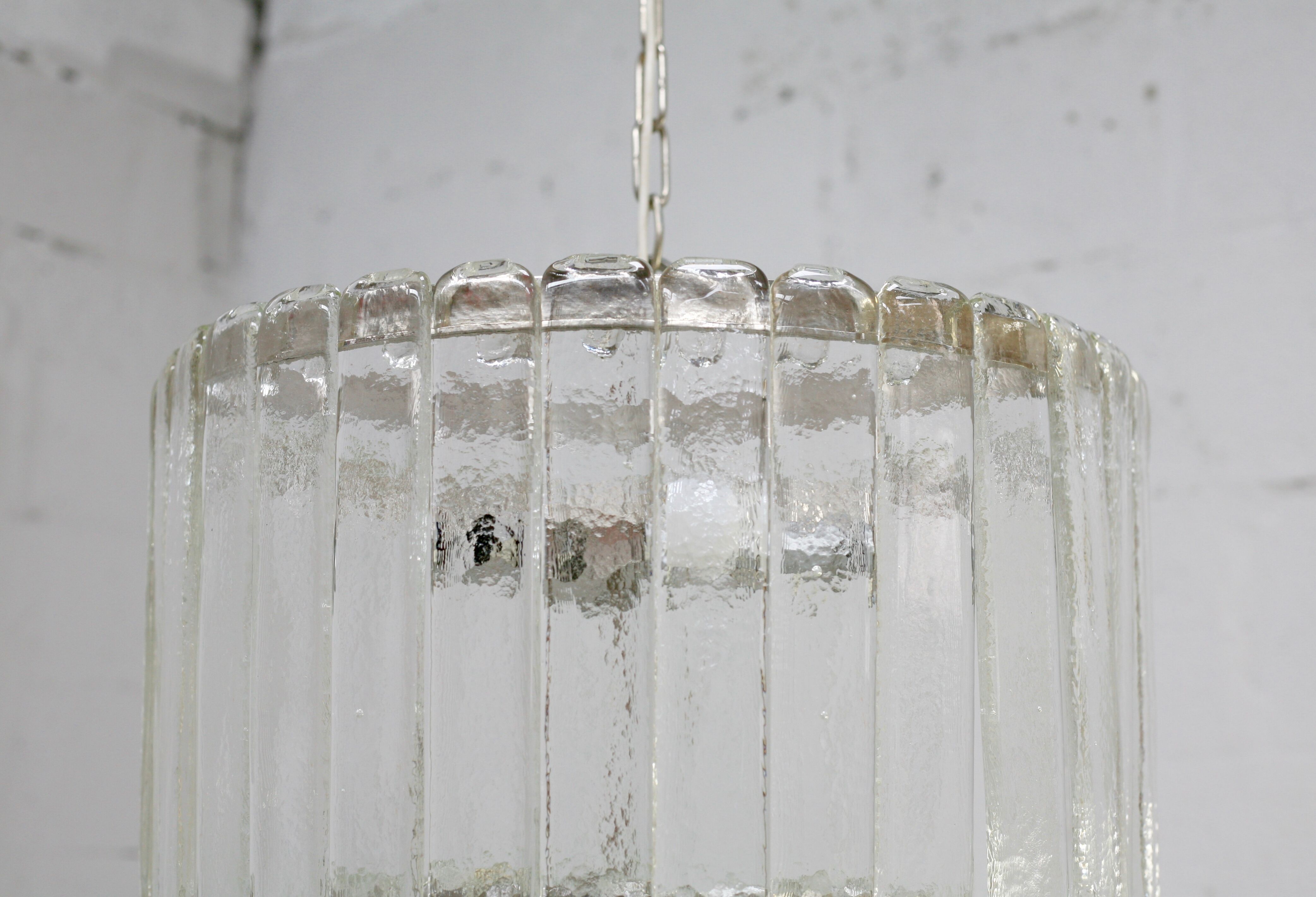 Chandelier by Carlo Nason, edited by Mazzega, Murano, Italy, circa 1970