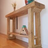 Oak carpenter's workbench