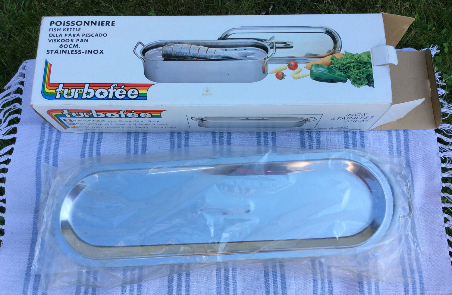 Complete fishmonger stainless steel - vintage