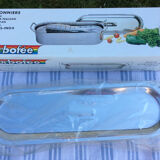 Poissonnière complète inox - vintage