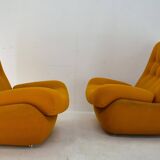Pair of Mid Century Vintage Atlantis Armchairs, 1960s