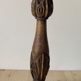 Wooden lamp foot