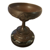 Coupe en bronze pied marbre