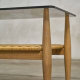 Coffee table and its stool.