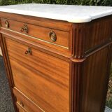 Mahogany secretary Louis XVI style