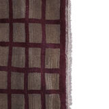 1980s Angora Gray Wool Shaggy Tulu Rug 3'8" X 6'10"