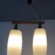 Scandinavian bubble suspension light 2 bulbs - 1960