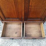 Solid oak locker room