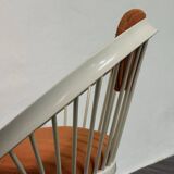 Scandinavian Circle Armchairs attributed to Yngve Ekström, 1960s, Set of 2