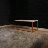 Living room marble metal coffee table