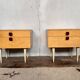 Pair of vintage bedside tables